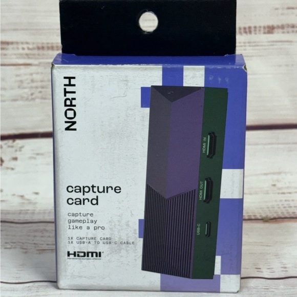Other - NORTH 1080p/60 Capture Card with Audio Jack - Brand New Sealed!